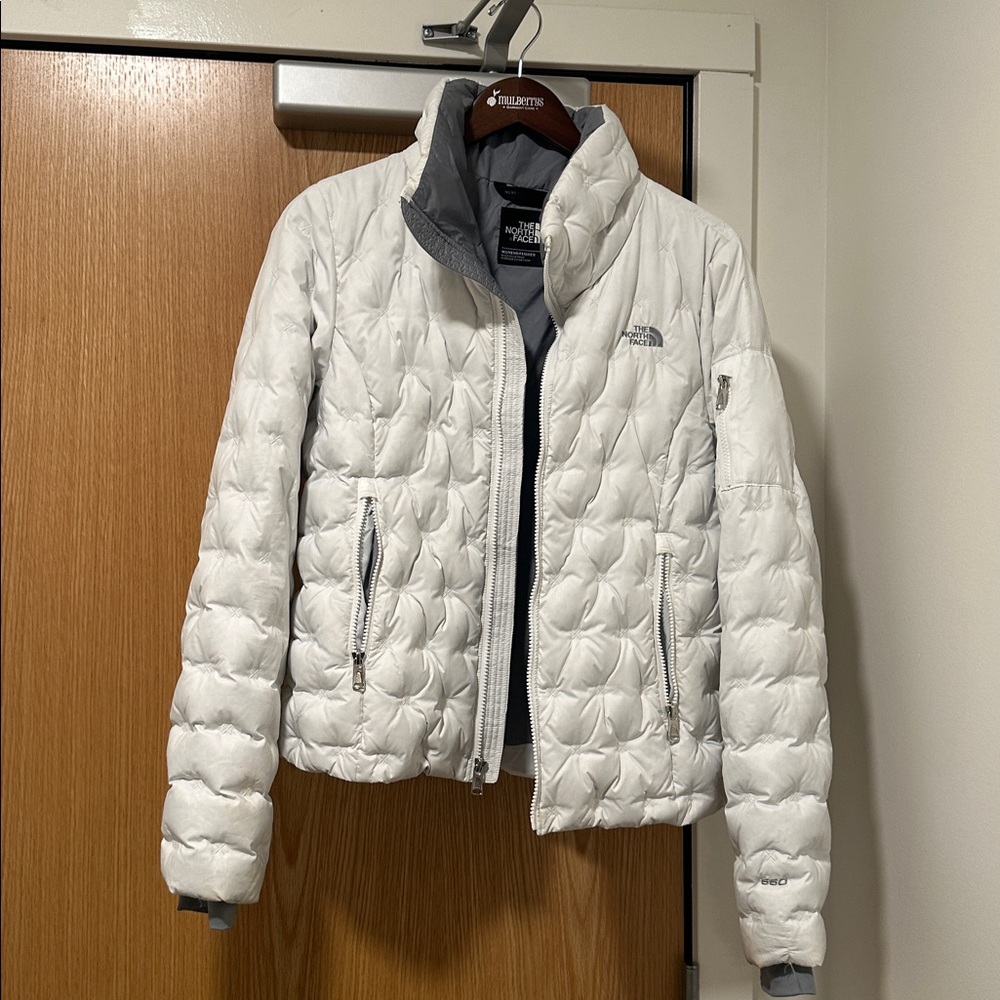 The North Face Quilted White Jacket